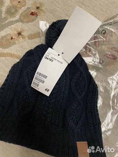 Шапка H&M 134 р новая