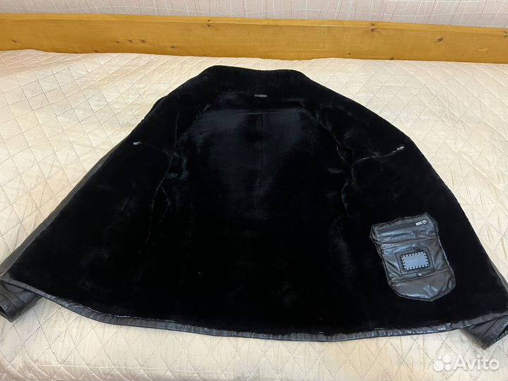 Кожаная дубленка мужская WeW otl 48