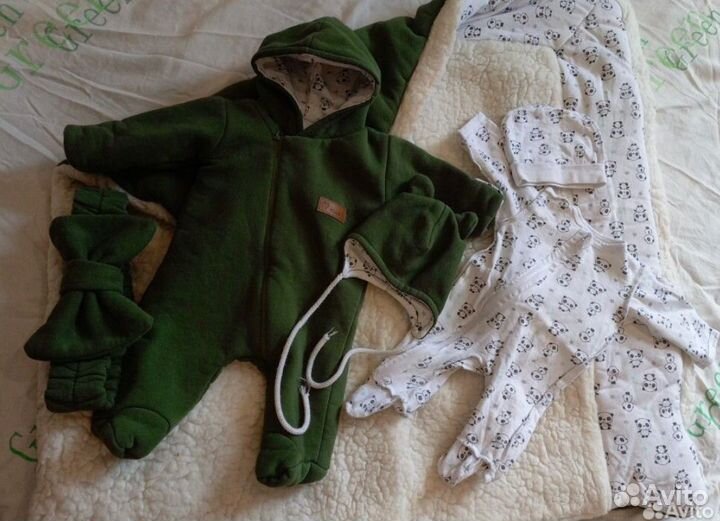 Конверт на выписку зимний для мальчика