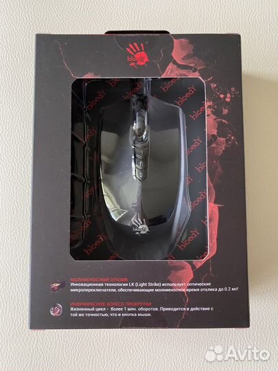 Игровая мышь A4Tech Bloody A70 + коврик