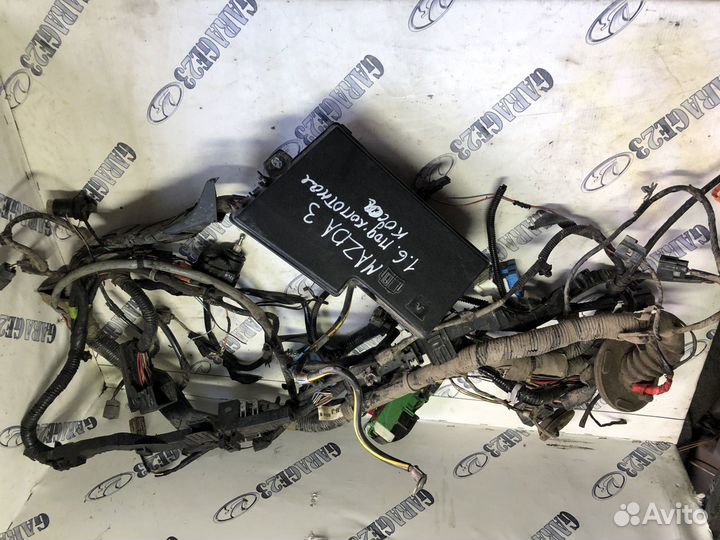 Подкапотная проводка mazda 3