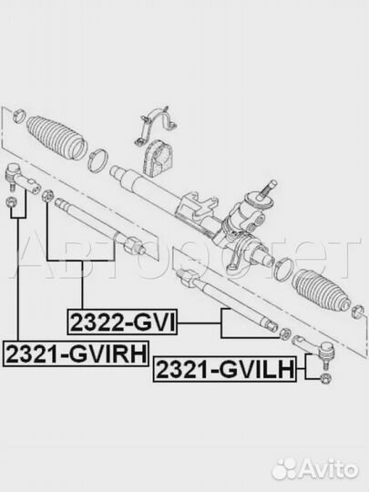 Рулевой наконечник 2321-gvirh