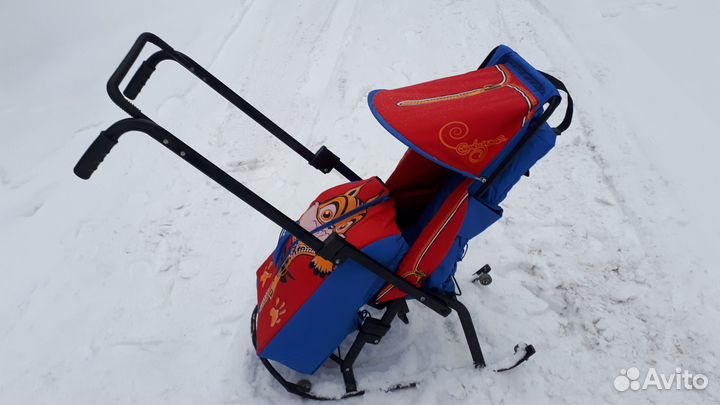 Детские санки коляска