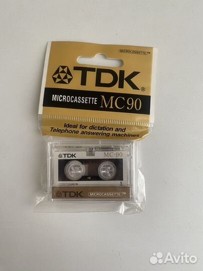 TDK микрокассета MC 90