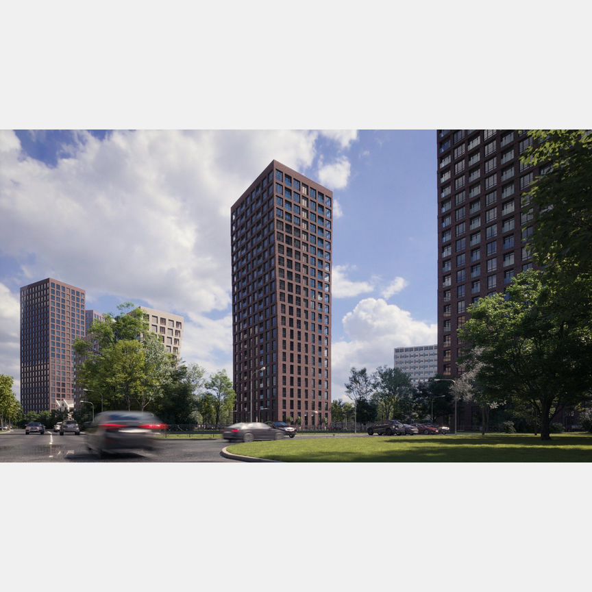 Квартира-студия, 43,8 м², 19/25 эт.