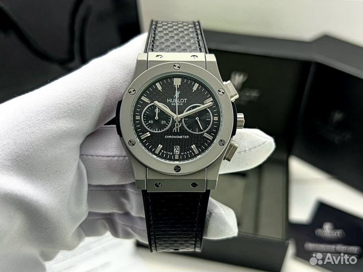 Часы мужские Hublot хронограф