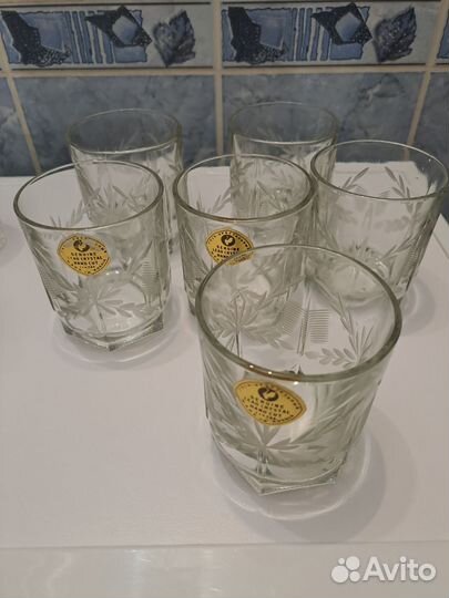 Хрустальные стаканы СССР