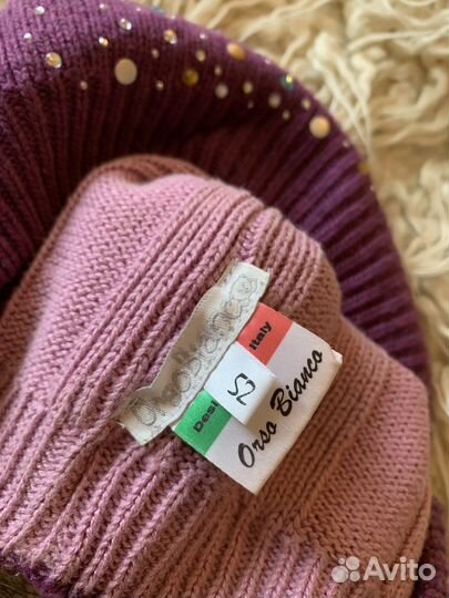 Шапка для девочки зима