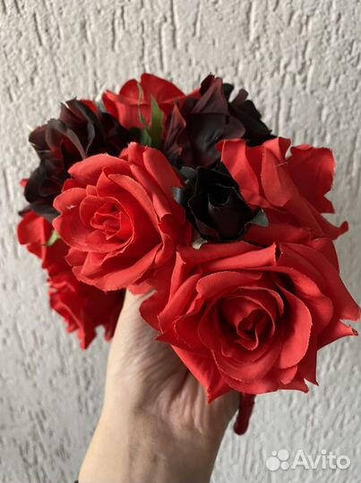 Венок на голову из цветов для Хэллоуина