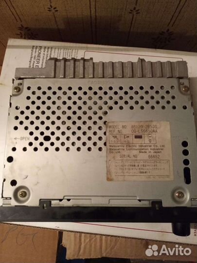 Автомагнитола carina no 86120-2b530