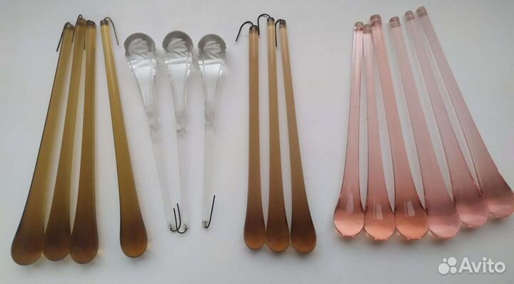 Подвески цветное стекло СССР