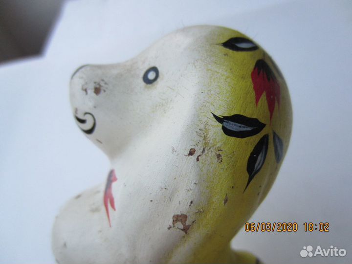 Собака собачка прессованные опилки СССР