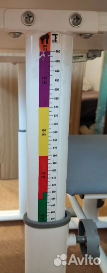 Растущая парта и стул бу