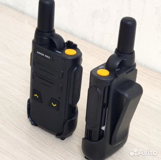 Легкая рация с наушником, комплект 2 штуки