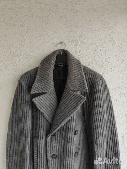 Miu Miu F/W 07 Тяжёлое Шерстяное Пальто Бушлат