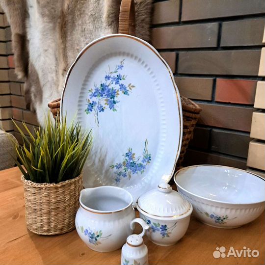 Сервиз столовый СССР на 6 персон