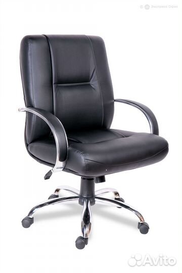 Кресло для руководителя Бонн хром к плюс