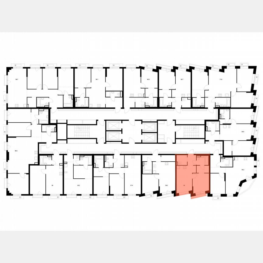 1-к. квартира, 38 м², 3/18 эт.