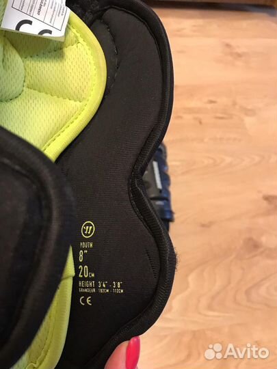 Щитки хоккейные детские Warrior Alpha Qx