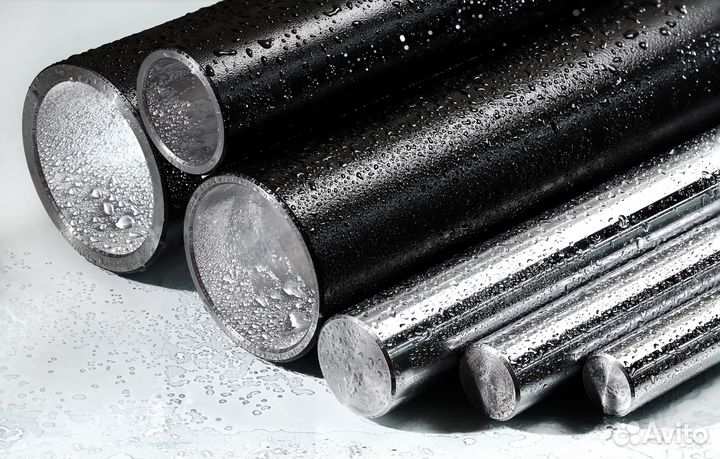 Шток хромированный и хонингованные трубы