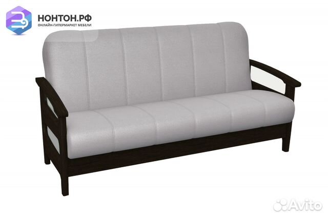 Диван книжка Омега серый / венге