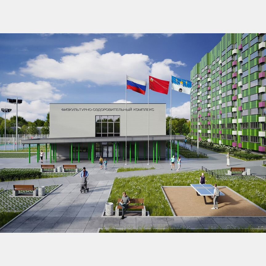 2-к. квартира, 51,5 м², 6/9 эт.