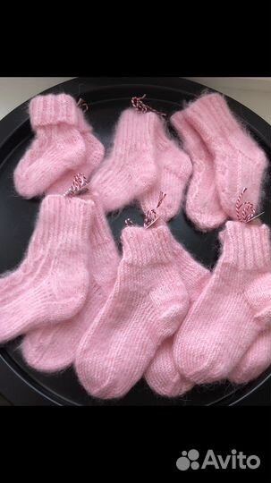 Шерстяные пуховые носки детские