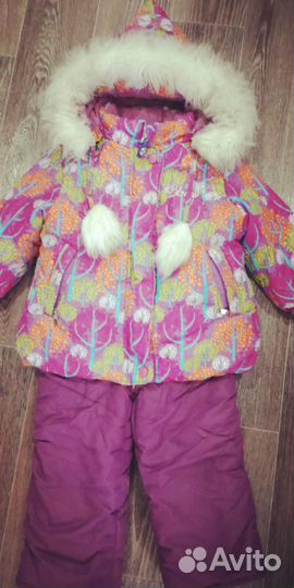 Продам зимнюю детскую куртку и штаны на лямках