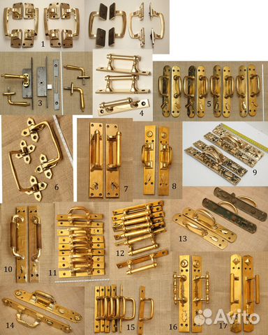 Старинные скобяные изделия - петли, крючки, ручки купить в Москве ...