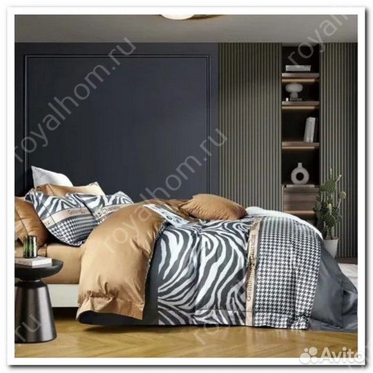 Двуспальное постельное белье Roberto Cavalli Евро