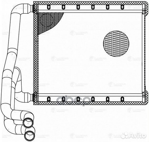Радиатор отопителя hyundai elantra (15) LRH 08
