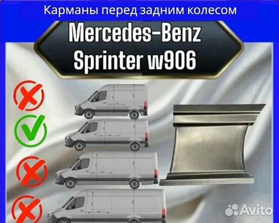 Карманы Mercedes Sprinter w906