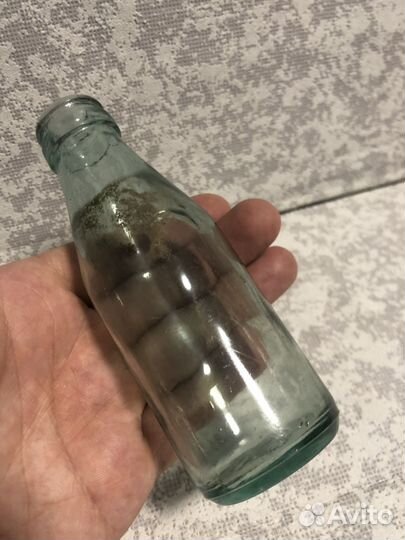 Банка стеклянная бутылка СССР маленькая