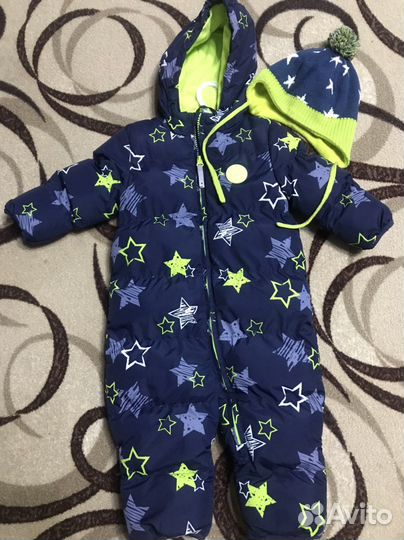 Комбинезон зимний для мальчика 74 размер