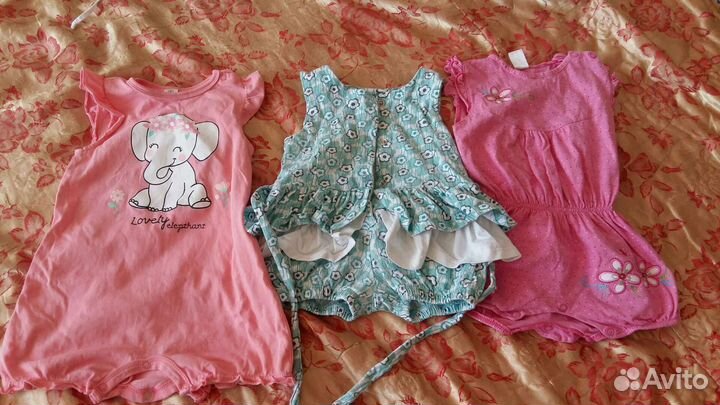 Вещи пакетом для девочки 68-74 Летние вещи