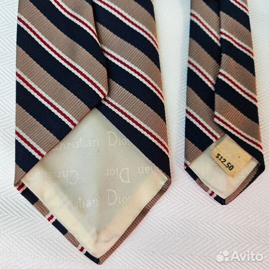 Винтажный Christian Dior галстук винтаж 1970е