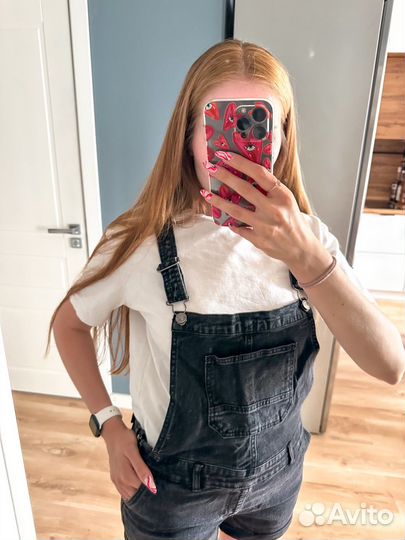 Джинсовый комбинезон kiabi