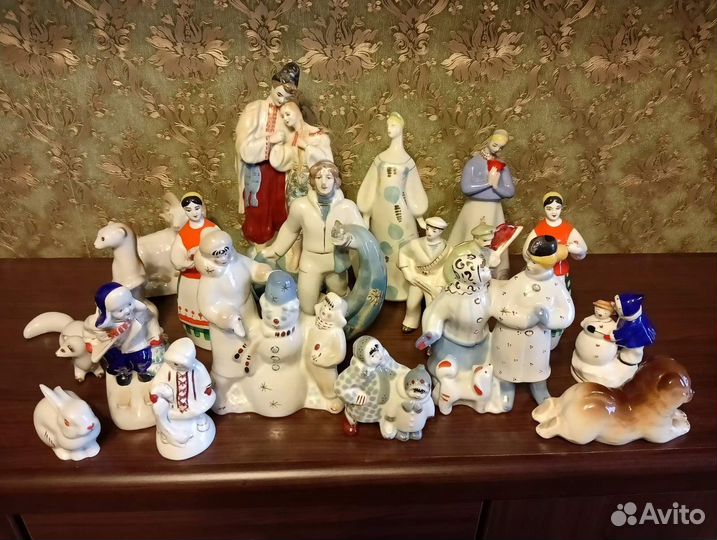 Фарфоровые статуэтки СССР