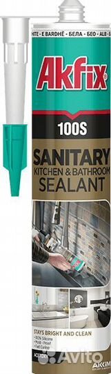 Akfix 100S силикон для ванной