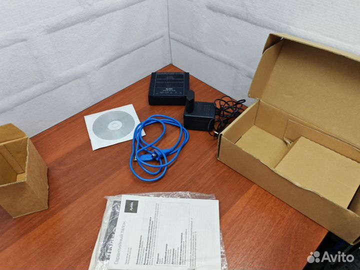 Роутер zyxel adsl2