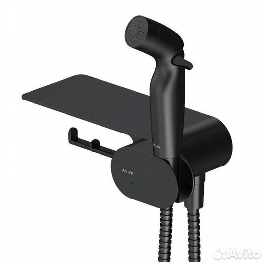 Смеситель с гиг. душем AM.PM Like с полкой латунь