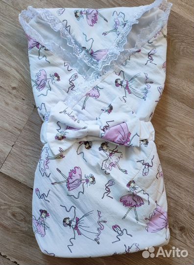 Одеяло на выписку уголок