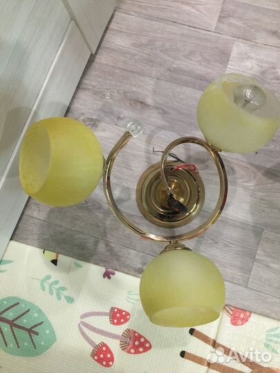 Люстра потолочная бу