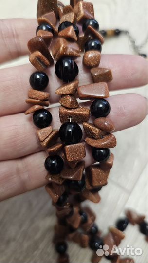 Бусы из натуральных камней