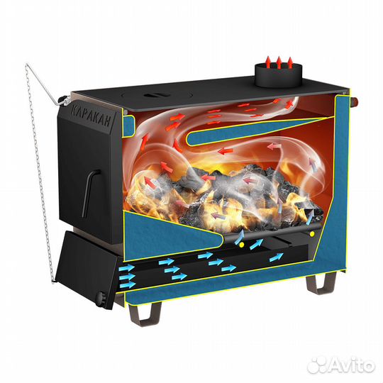 Котел твердотопливный 