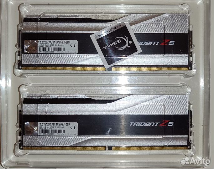 Оперативная память Trident Z5 DDR5 6000 мгц 2x16Гб