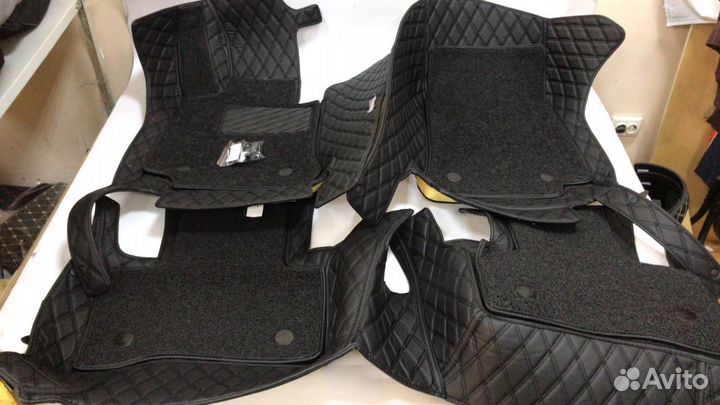 3D Коврики Mercedes Салон Багажник из Экокожи