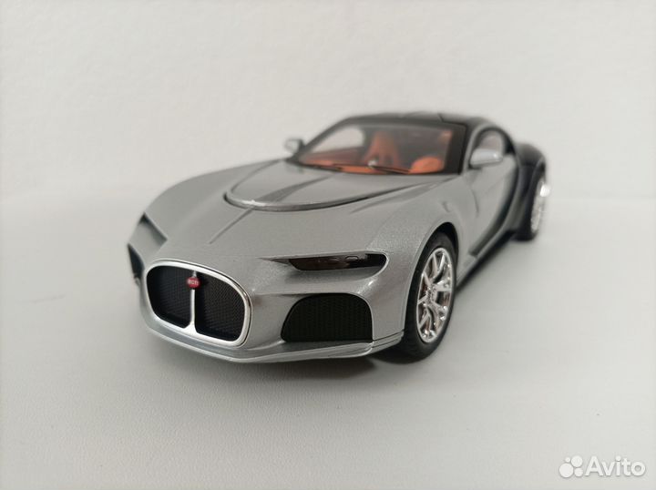 Металлическая машинка Bugatti