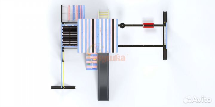 Детская игровая площадка Савушка-15 (Color-4)