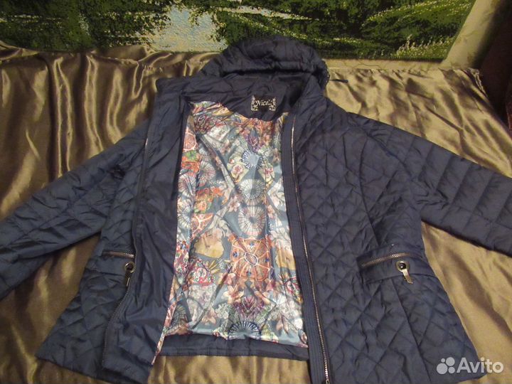 Куртка женская демисезонная, размер 60